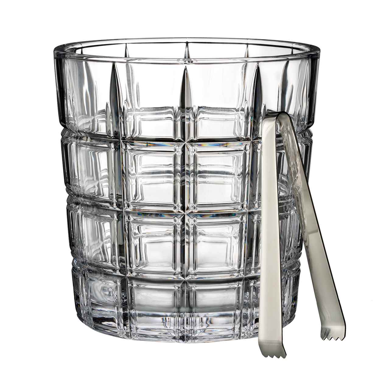  Crosby Ice Bucket with Tongs 