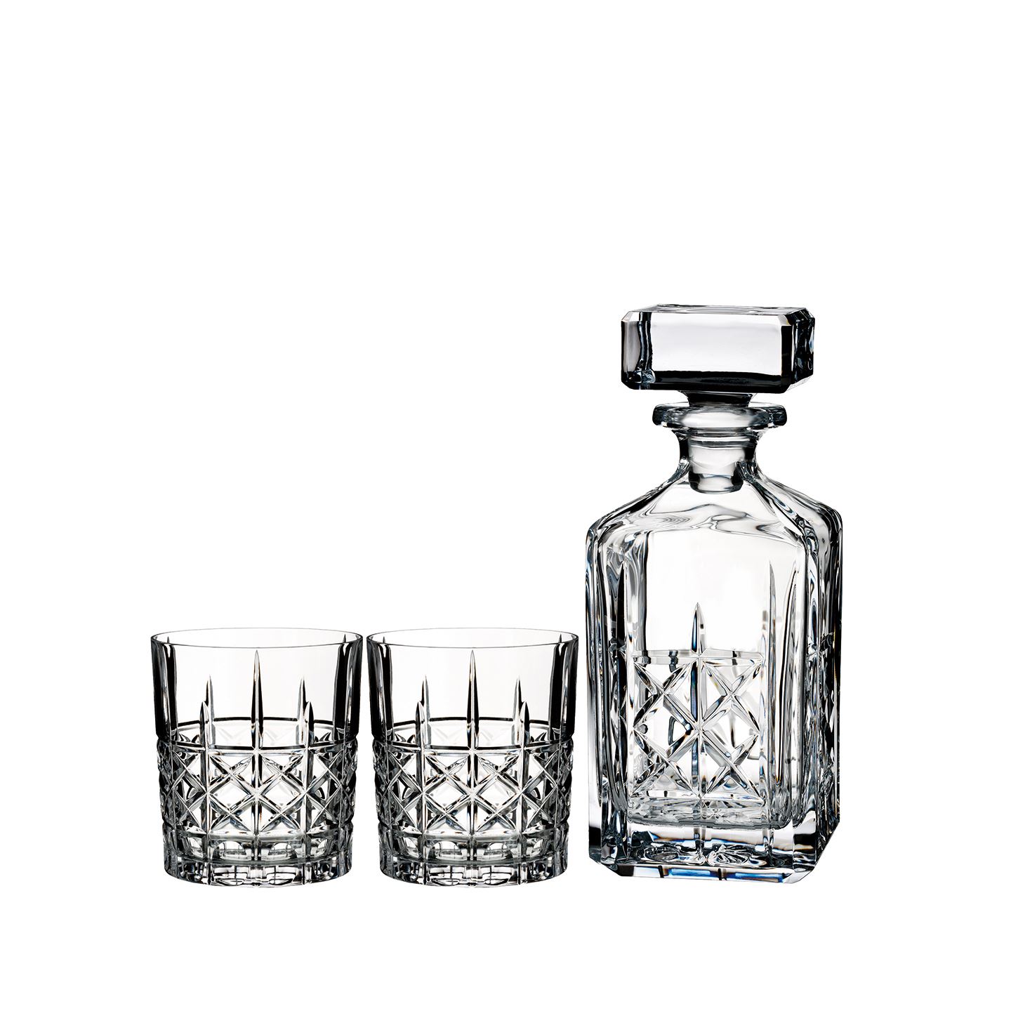 Double Old Fashioned, 11.5oz, Set of 2 w/ Decanter
