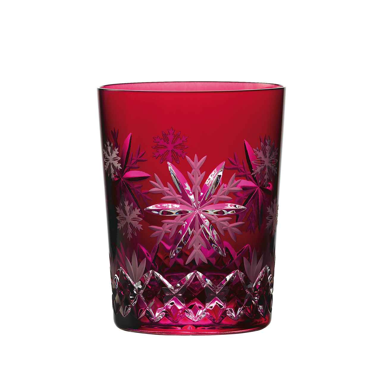  Snowflake Wishes Love Prestige Edition Whiskey Glass Cranberry 