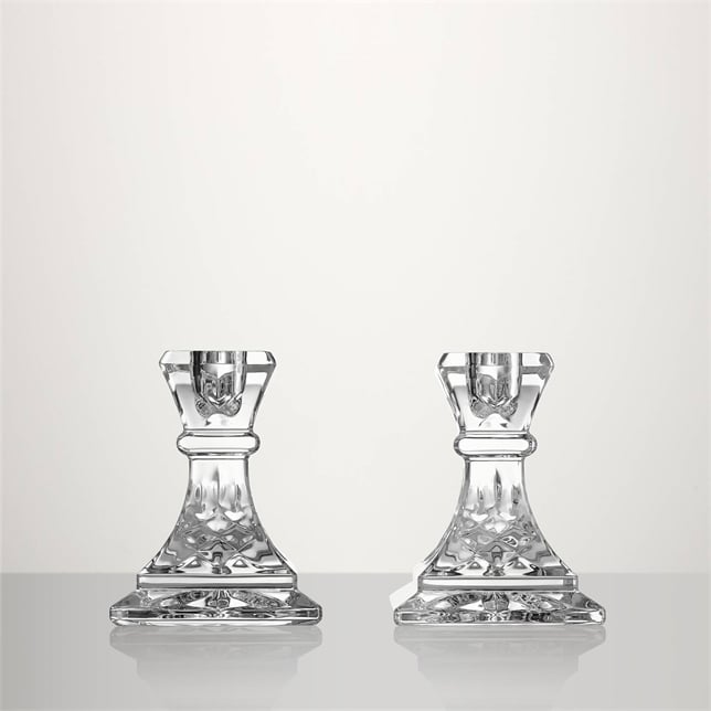 Winter Sale at Waterford: Up to 50% Off Crystal Drinkware, Décor & Gifts 6 Giftology Lismore 10cm Candlestick, Set of 2