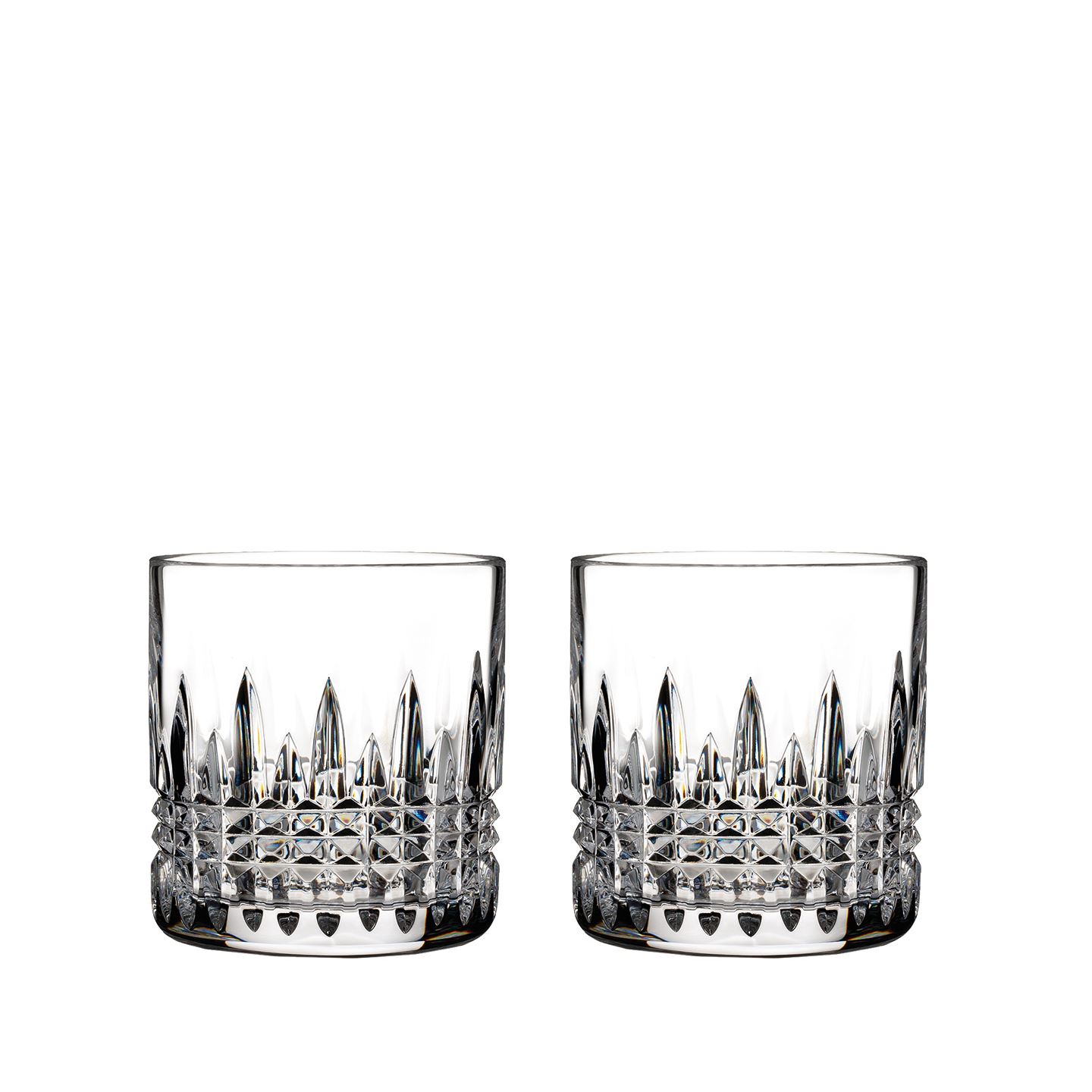 Lismore Connoisseur Diamond Straight Sided Tumbler, Pair | Waterford