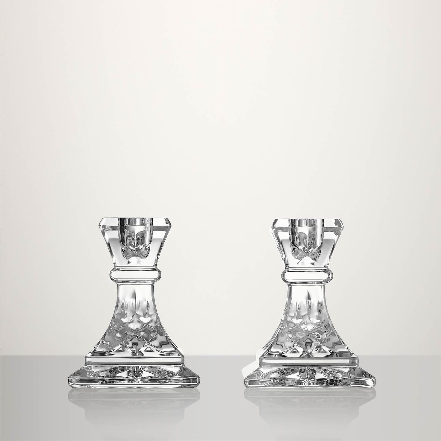 Lismore Candlestick, 4in, Set of 2