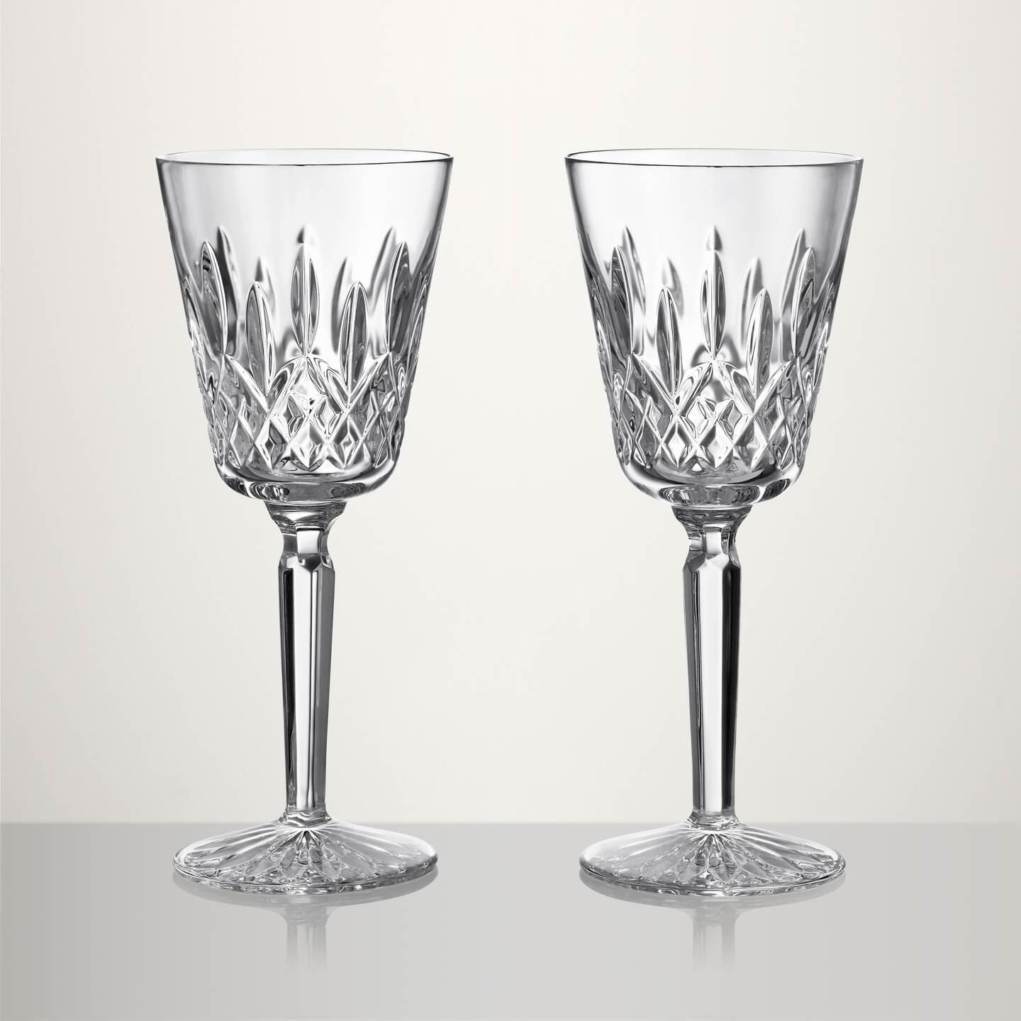 Lismore Tall Medium Wine 13 OZ Set/2 | Waterford