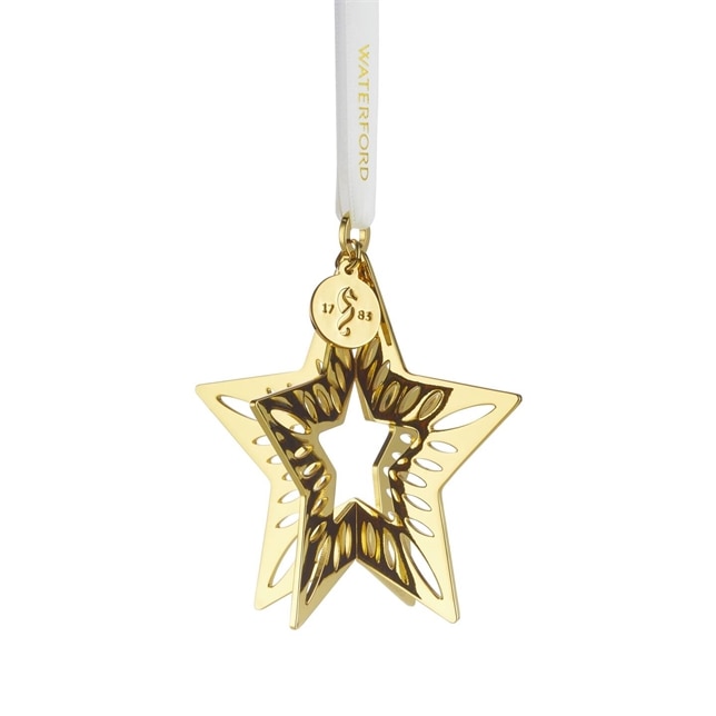 3D Star Golden Ornament